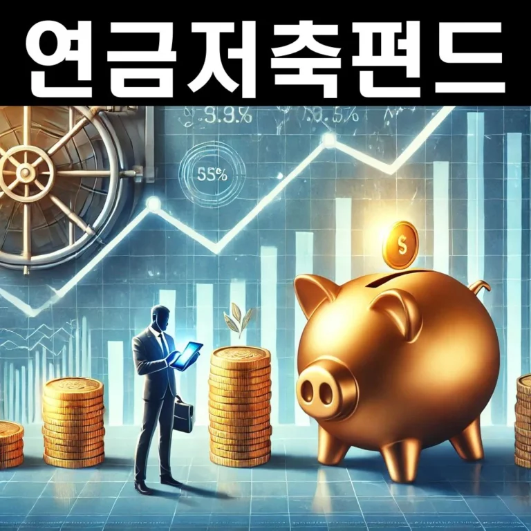 연금저축펀드 ETF 수수료 비교, 총비용이 수익률을 가르는 기준