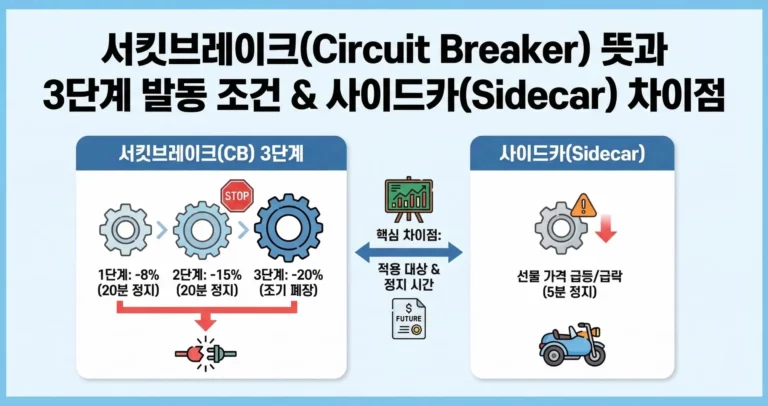 서킷브레이커 증시 뜻: 발동 기준과 투자자가 알아둘 영향